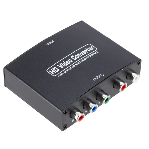 Hd 1080p Hdmi-kompatibel till 5 Rca Rgb-komponent Ypbpr Video R/l Audio Converter Adapter Betterlifefg