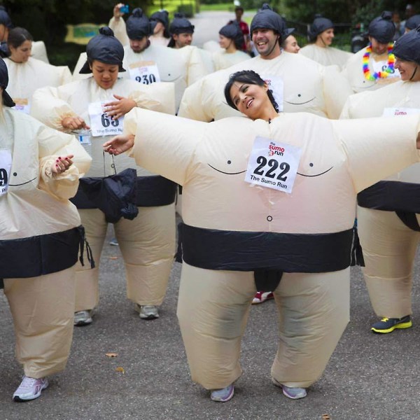 Kostym, Uppblåsbar - Sumo Wrestler Sunmostar