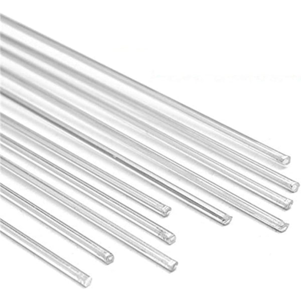 Svetsstav, 50 stycken 2,0 mm Lågtemperatur aluminiumlödsvetselektroder - Lättsmältningssvetsstavar - Korrosionsbeständighet 50 cm Lefou