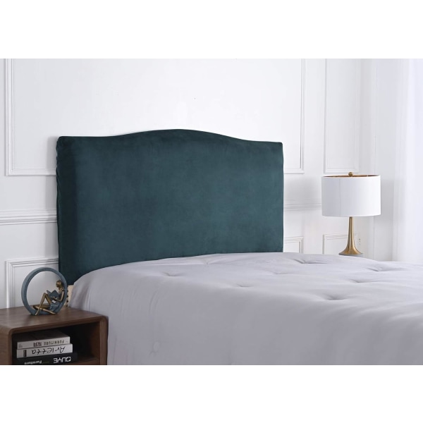 Elastiskt cover för sänggavel -150 cm-för sänggavel 140-170 cmTriomphe（Malakitgrön）