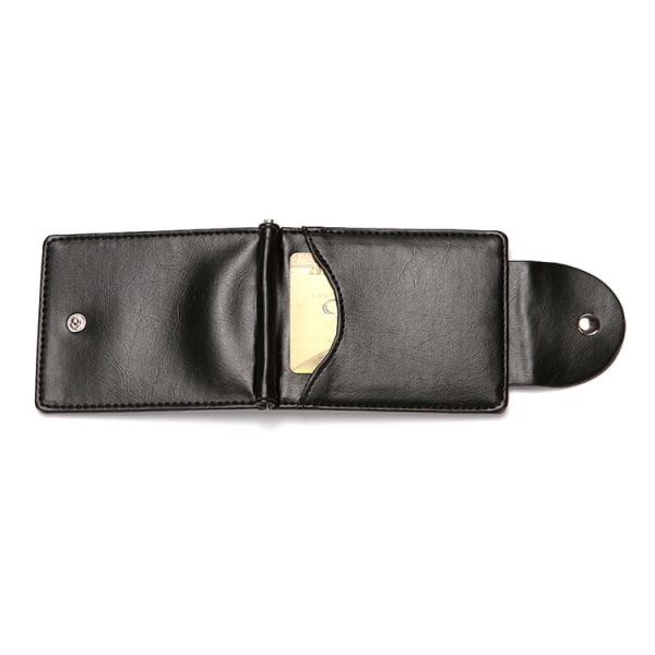 Män PU Läder Plånbok Korthållare Man Mode Handväska Liten Hasp Money Bag Mini Vintage Slim Plånböcker Clutch Väskor QYRoadWolf Sunmostar