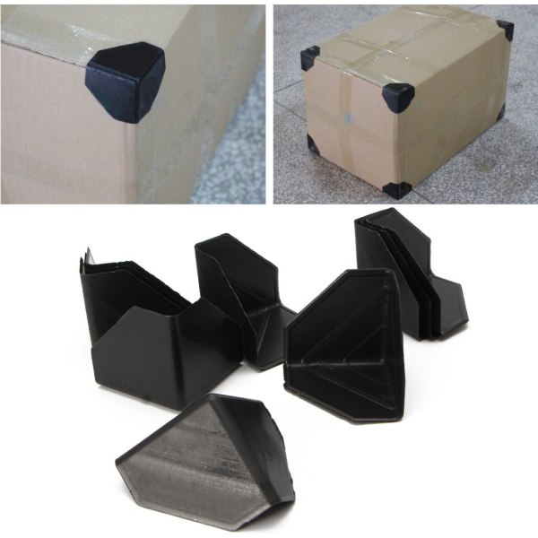 20 st plasthörnskydd för fraktlådor för att skydda värdefulla möbler, 60 mm Sunmostar