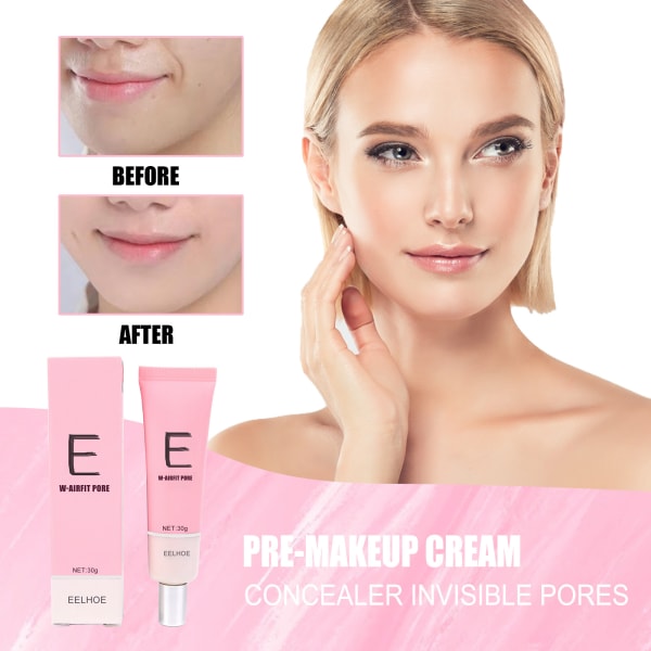 Pore ​​Pre-concealer Brightening Hud Tone Invisible Pore Makeup Långvarig Concealer