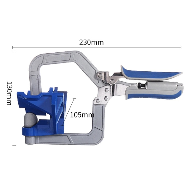 Serre-Joint en C Fontainebleau premium visage Pince Clip à angle droit Kit de Pince-Étau Robuste Outil de Serrage Antirouille Sunmostar