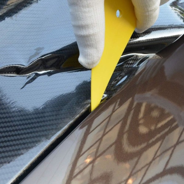Kit som täcker bilfönsterfilm Verktyg Vinyl Skyddsglas för fordon Fönsterfilm Bilinpackning Nyans Vinylinstallationsverktyg: Skrapor Scraper Sunmostar