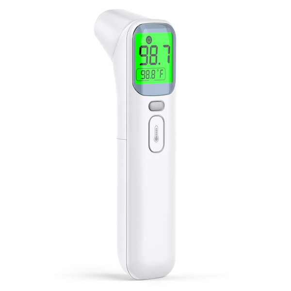 Pann- och örontermometer Beröringsfri infraröd termometer för barn och vuxna 4 i 1 medicinsk termometer med feberlarmfunktion Sunmostar