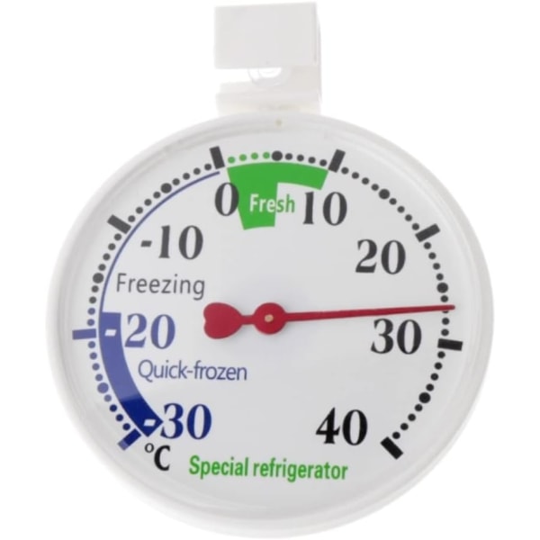 Kylskåpstermometrar Stor urtavla frystermometer för frys Kylskåp kylare, krokar eller stående termometrar