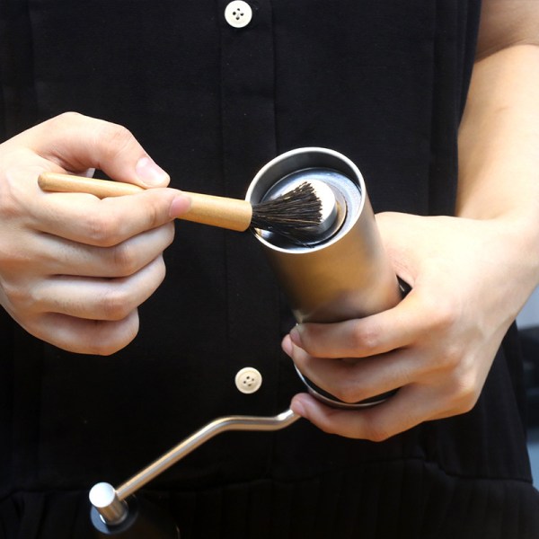 Betterlifefg-Handkvarn rengöringsborste Automatisk kaffekvarnborste