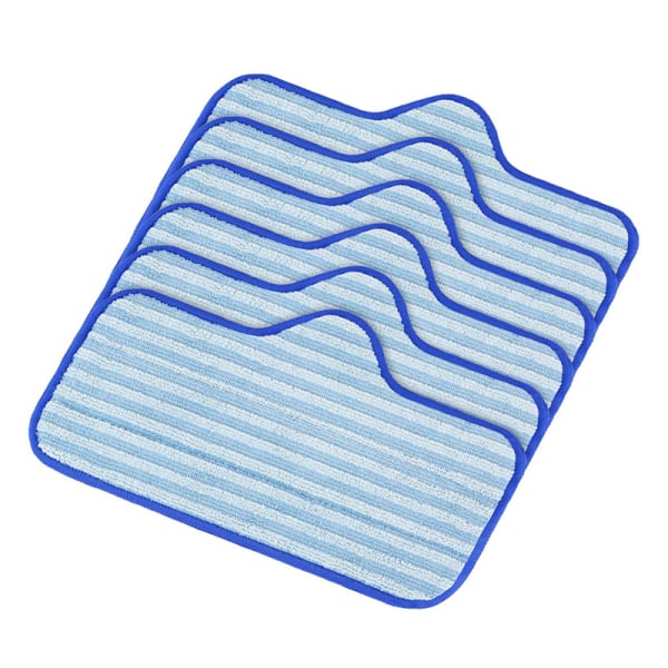 Tvättbara ersättningsmoppdynor i mikrofiber passar för ångtvätt (paket med 2)