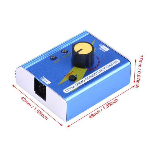 3CH DC 4.8V-6V RC digital servomotortestare case CCPM Test Multifunktionsservokontroller för ESC servo och motor - Sunmostar