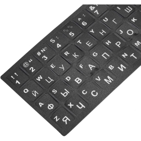 Ryska bokstäver tangentbord klistermärke