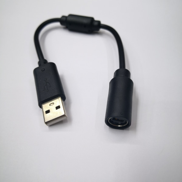 Betterlifefg-XBOX360 handtagskonverteringskabel xbox360 trådbunden handtagskonverteringskabel USB -kabel 23 cm svart