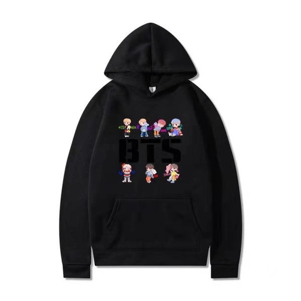 BTS Hoodie Sweatshirts Långärmad tröja