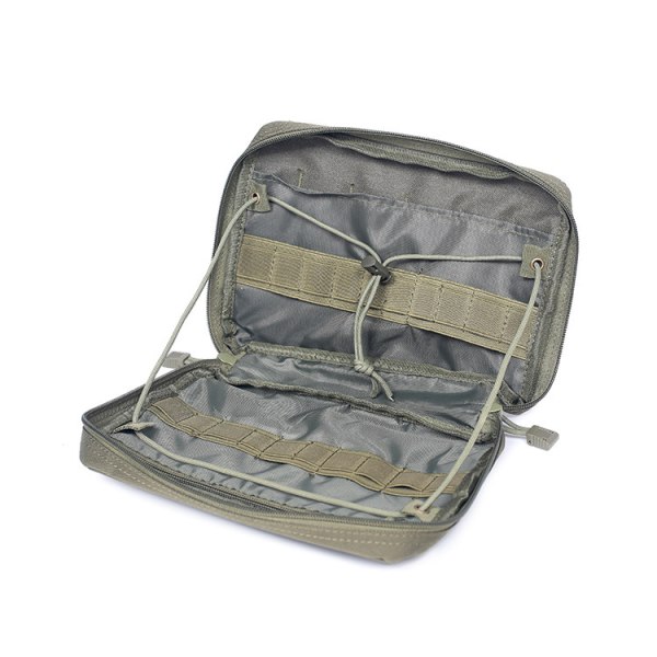 Tactical Storage Bag, Military Combat Accessories Management Bag, En verktygslåda för ryggsäck Väst Airsoft Shooting Praktisk QYRoadWolf