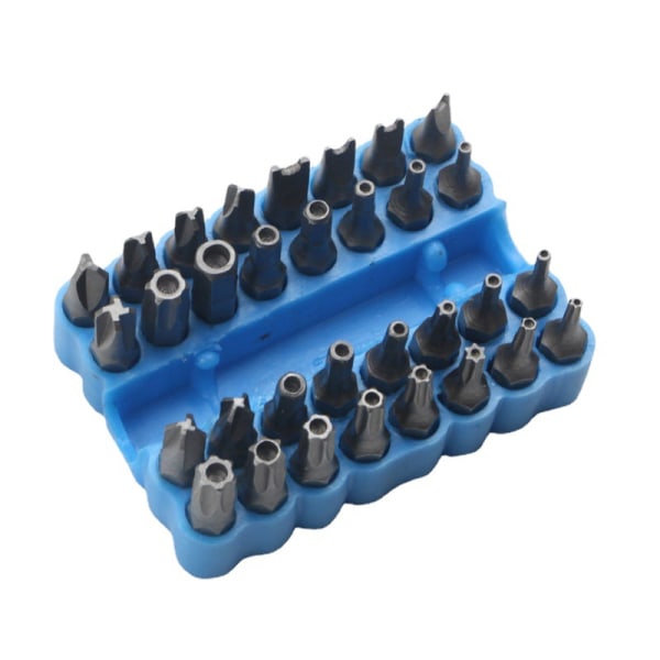 Set och magnetbitshållare (33 delar), Blue Box Sunmostar