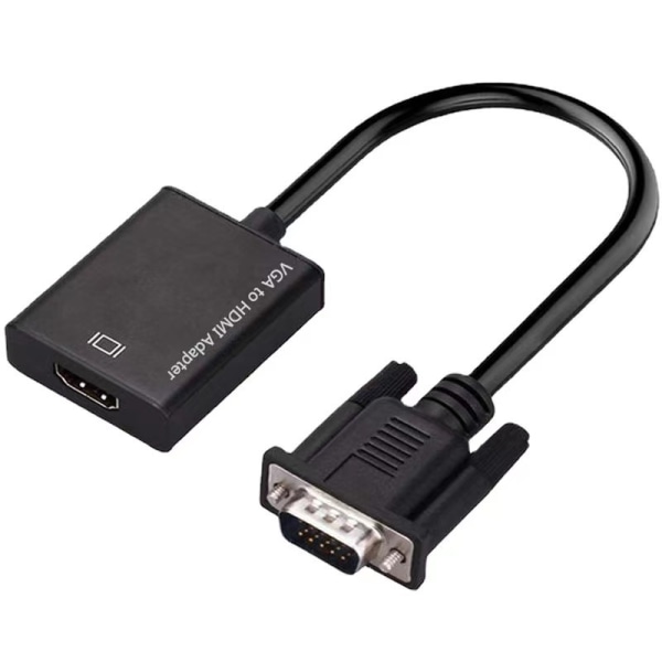 Adaptersats VGA till HDMI-omvandlare