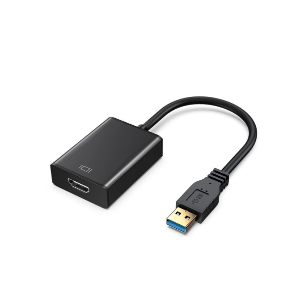 USB till HDMI-adapter, USB 3.0/2.0 till HDMI 1080p videografikkabel