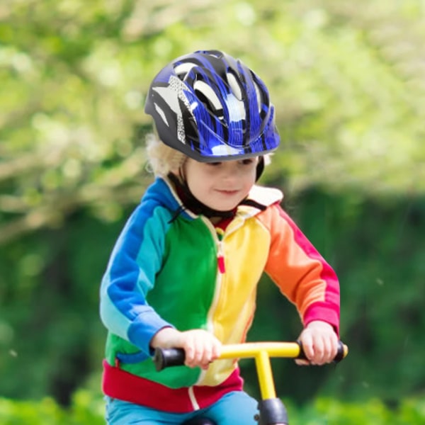 Betterlifefg-Scooter Skateboard Rullskridskoåkning Säkerhetshjälm Cykling Cykelutrustning Barn Cykelhjälm för 5-12 år Barn
