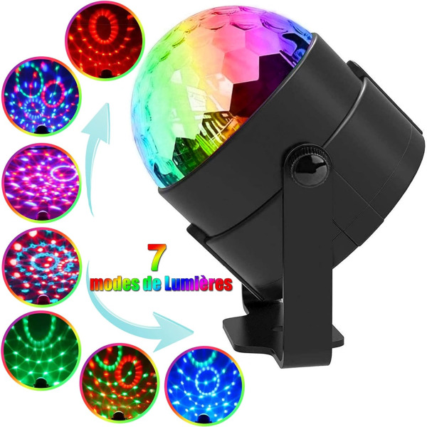 Boule Disco 2-pack Lumière Soirée Lampe de Scène Éclairage de