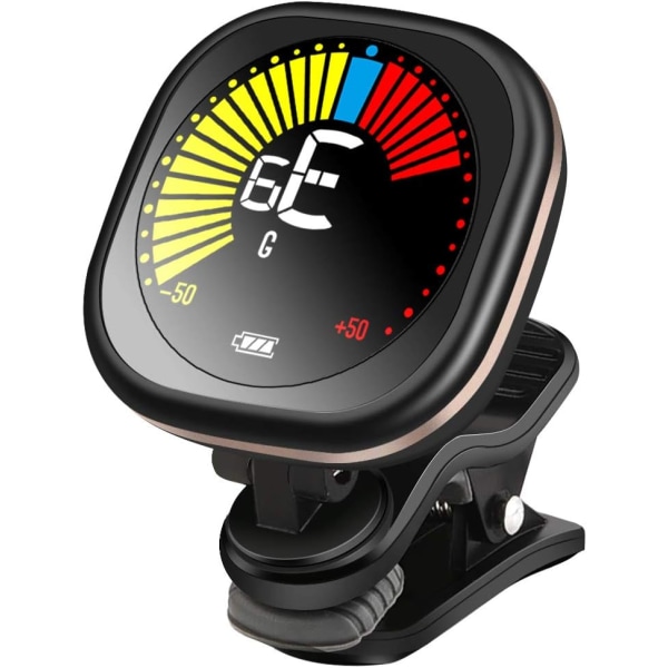 Clip on Guitar Tuner, Uppladdningsbar Tuner Digital