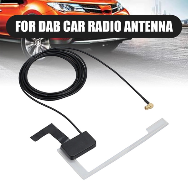 JSKEE-antenn för digitalradio, Dab Car Radio Antenn, Car Digital Radio Antenn C0111, Svart, One Piece Sunmostar
