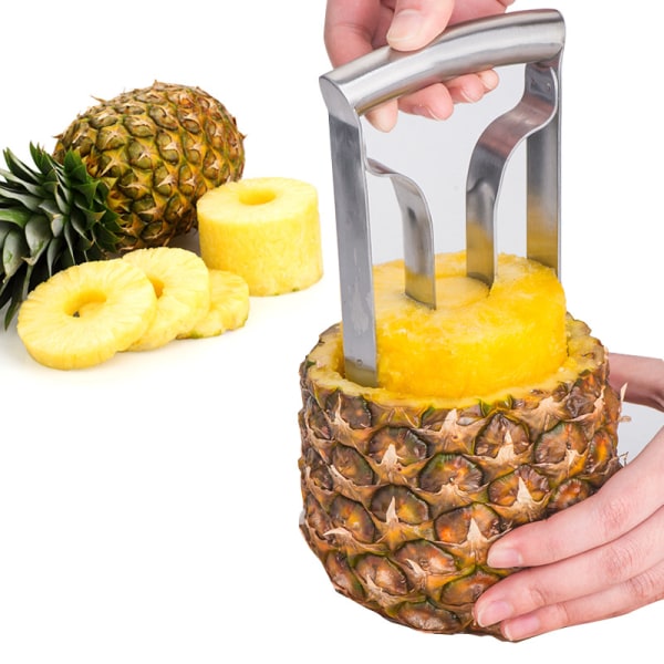 Betterlifefg-Köksverktyg Rostfritt stål Frukt Ananas Skalare Corer Slicer Skärare