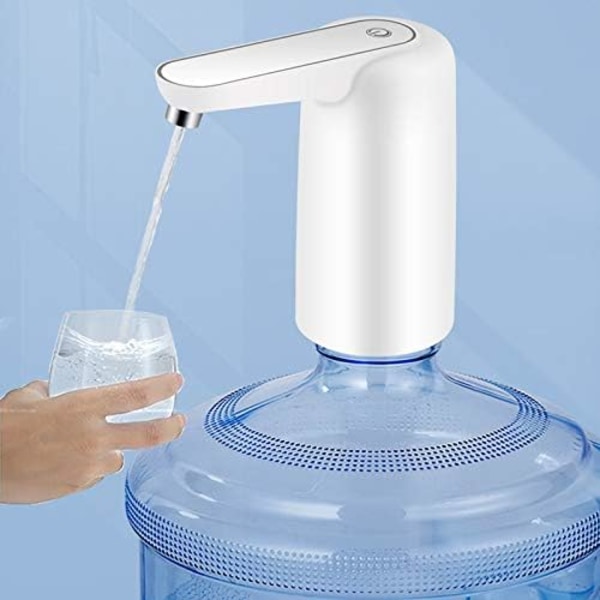 Distributör Bouteille Eau, USB Charge d'eau éLectrique Universel Pompe à Eau éTanche à l'eau Drickbar pour Pot à Eau 2 à 5 Gallons Parfait po Sunmostar