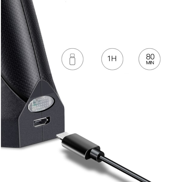 Elektrisk smältlimpistol USB uppladdningsbar varmlimpistol + 30 limstift