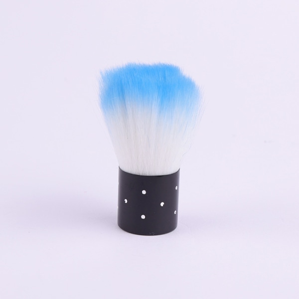 Betterlifefg-Nagelborste för damm, mjuk borste för rengöring, skönhetsverktyg (blå) Sunmostar