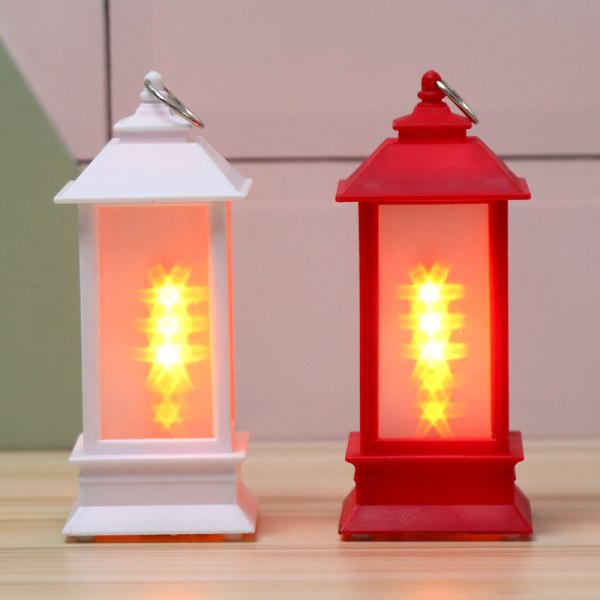 Betterlifefg-Christmas Wind Lamp Led Luminous Ornaments Juldekorationer Flame Lamp Candle Lamp Portable Wind Lamp,röd Sunmostar