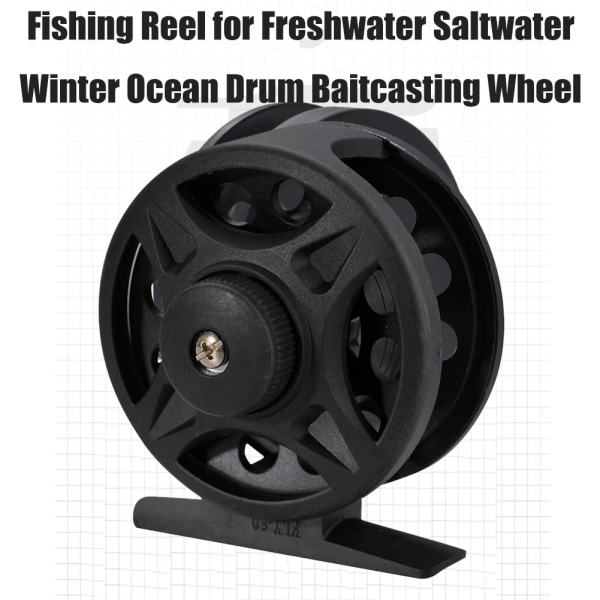 Vinter isfiskerullar 40 mm diameter flugfiskerulle fiskhjul Saltvatten sötvattensfiskredskap Tillbehör