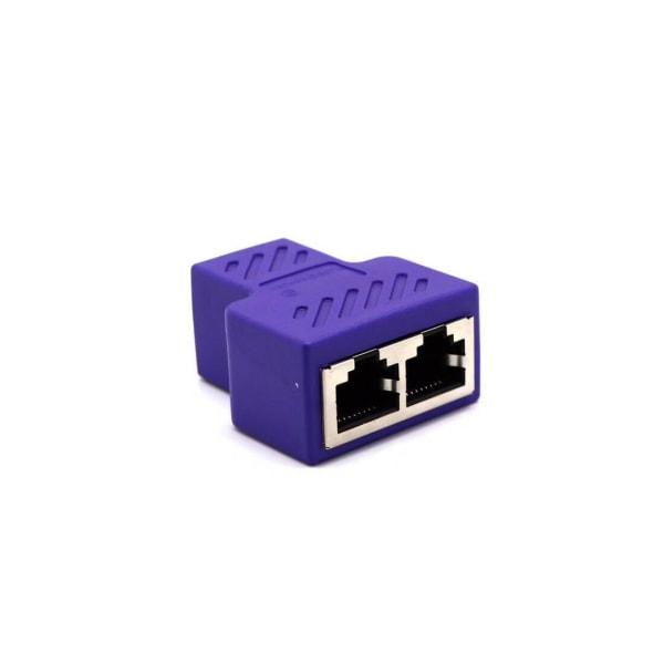 1st Cat6 Rj45 8p8c Plug to Dual Rj45 Splitter Network Ethernet Patch Cord Adapter Betterlifefg
