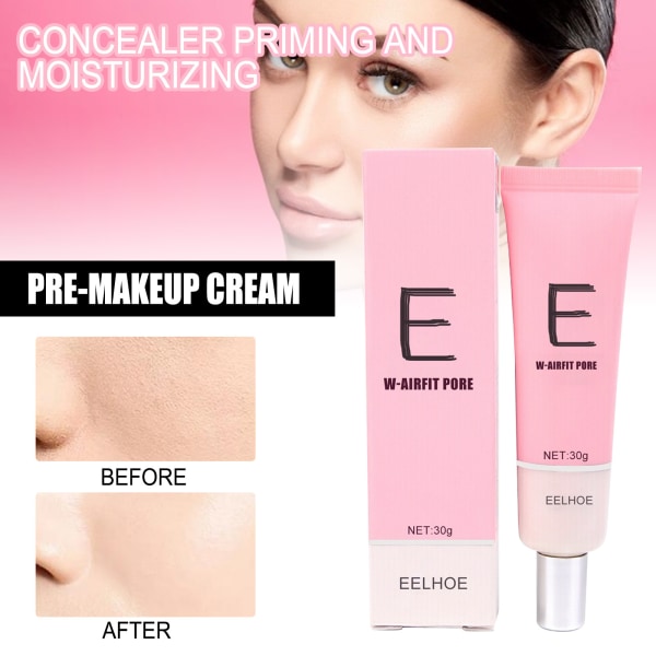 Pore ​​Pre-concealer Brightening Hud Tone Invisible Pore Makeup Långvarig Concealer