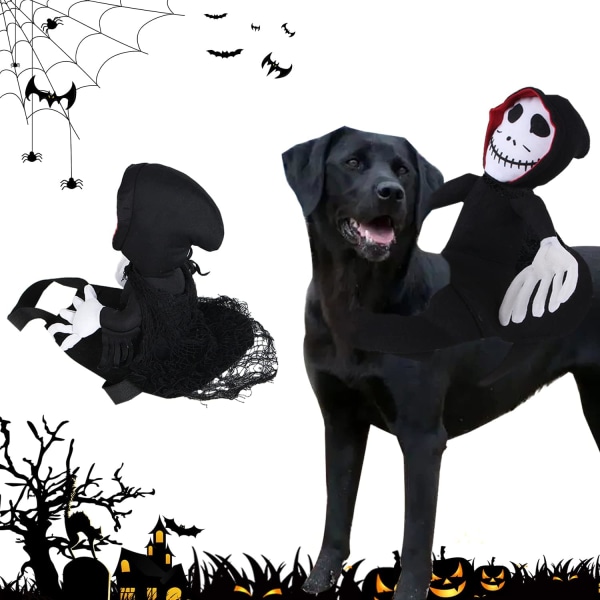Husdjurs-Halloween-dräkt, Hund-Halloween-kläder, Rolig Hund-dräkt, Halloween-dräkt för hundkatter, för Halloween Fiesta, temaevenemang Celebrati Sunmostar