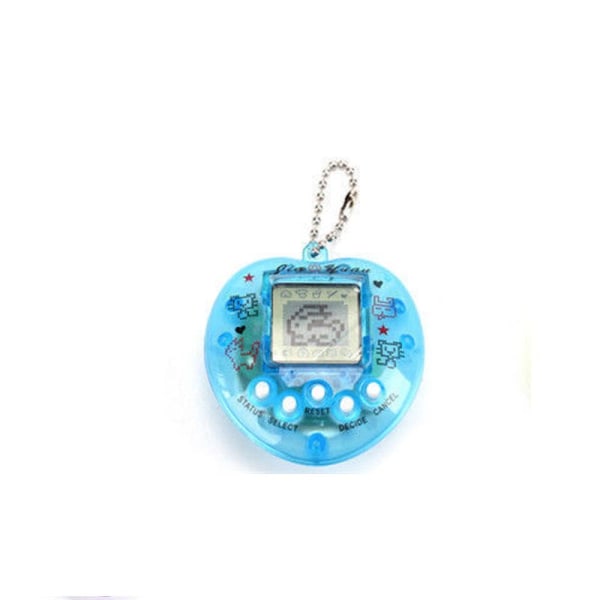 Betterlifefg-1PCs Transparenta elektroniska husdjur Tamagotchi 90S Nostalgic 49 husdjur i en virtuell cyber Digitala husdjursleksaker Pixel Roliga leksaker