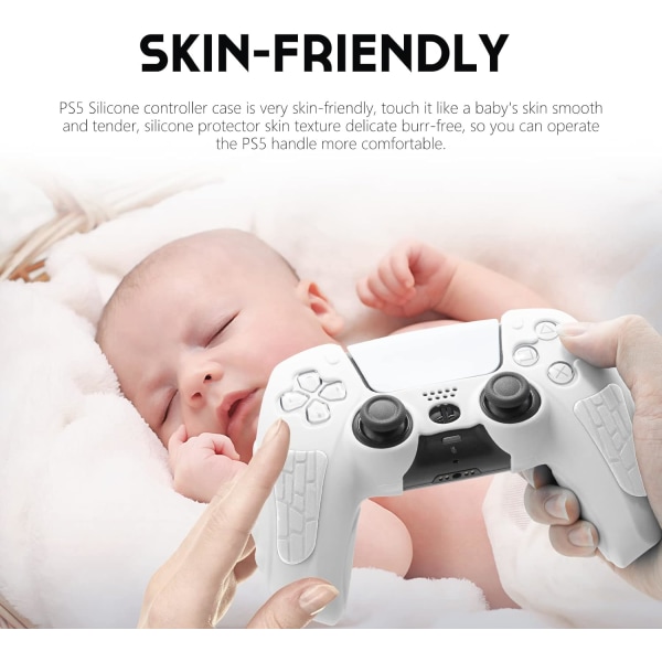 PS5 Controller Skin Anti-Sweat (Vit)