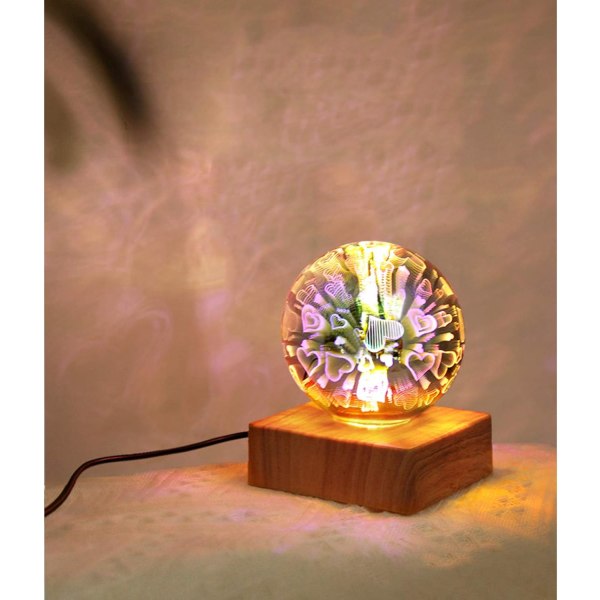 Projecteur ciel étoilé avec boule de cristal ,1 st lampe de decoration de  feu d'artifice pour chambre à coucher, lampe de chevet, lampe de Sunmostar  4433