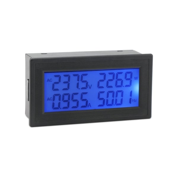 Digital panel wattmätare 220V AC 60V-500V 20A