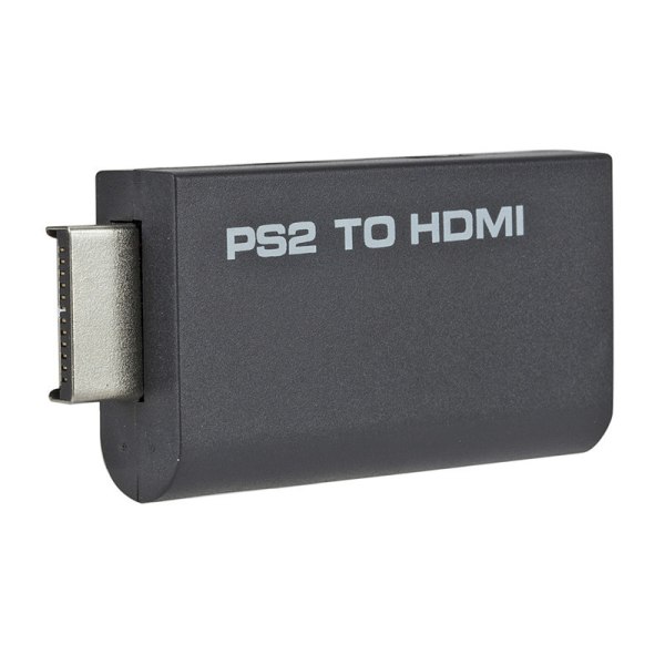PS2 till HDMI-kompatibel 480i/480p/576i Audio Video Converter Adapter med 3,5 mm ljudutgång Stöd Alla PS2-visningslägen Betterlifefg