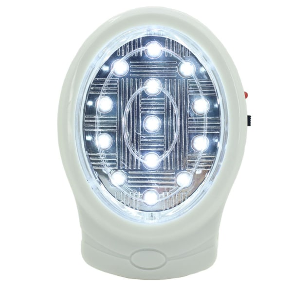 2W 13 LED Uppladdningsbart Energibesparande nödljus för hemmet Automatiskt power Lampa Glödlampa Nattljus 110-240V EU-kontakt Betterlifefg