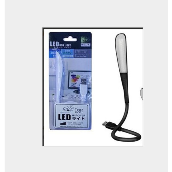 Dimbar USB lampa Läslampa med 3 ljusstyrkanivåer och pekbrytare för bärbar dator/PC [Energiklass A+],ladacee