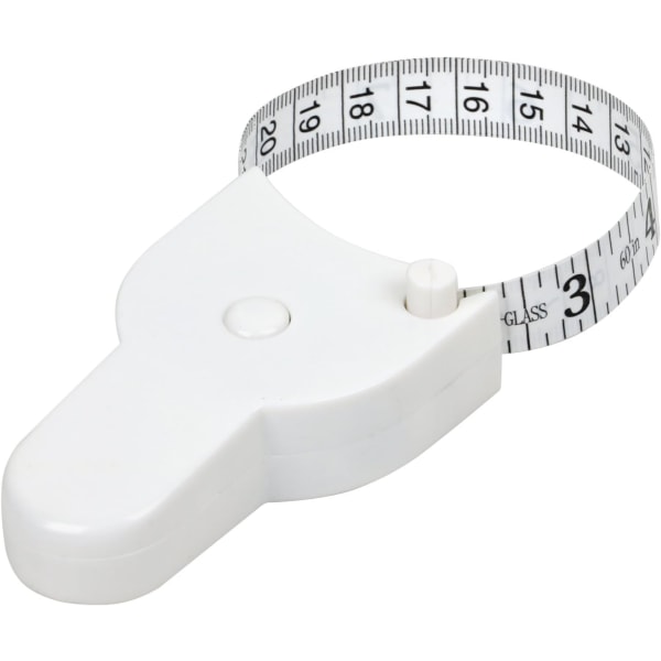 Kroppsformer Måttband för att mäta höjd Hjälp viktminskning Diet Vit 150cm Sunmostar