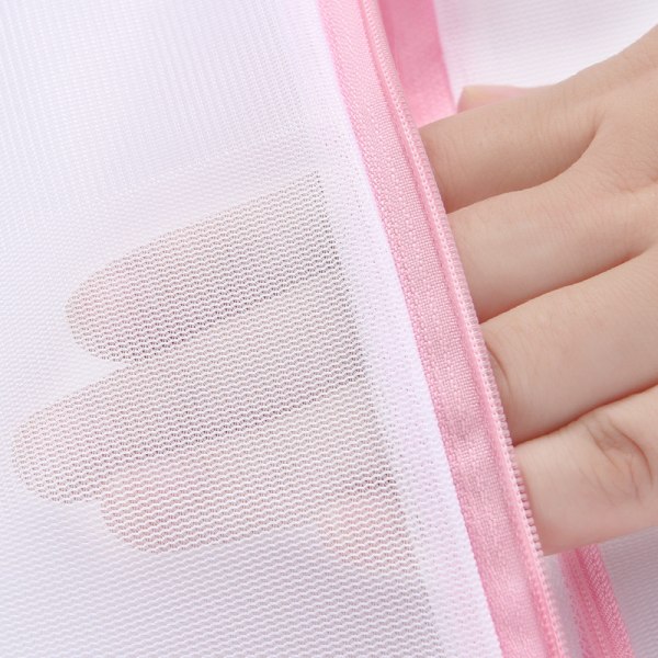 Betterlifefg-5 Mesh Tvättpåsar med dragkedja för ömtåliga underkläder Underkläder Kläder Tvättmaskin Tvättpåse Organizer