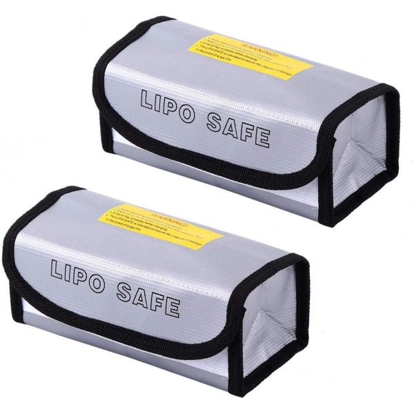 Batteriväska, Oi-FRIS Battery Safe Guard Protection Explosionssäker väska, 2st,185X75X60mm