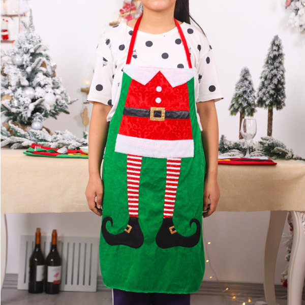 Juldekorationer Jul Dagliga Kläder Produkter Jul Köksförkläde Grönt familjefesttillbehör ( Sunmostar