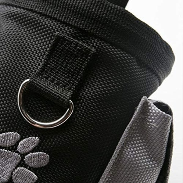Justerbar Pocket Pet Dispenser med midjeklämma, Dog Treat Bag, Valp Training Bag, Walking Bag med Dog Poop Bag.