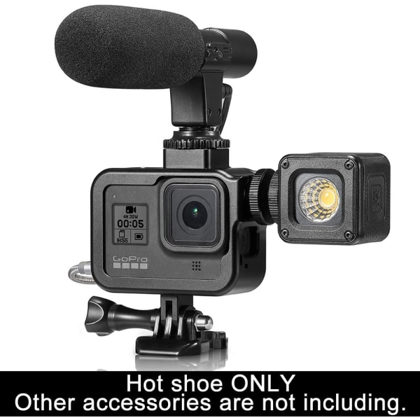 2 ST Kamera Hot Shoe Adapter 1/4 tum Gänga Hot Shoe Adapter Skruv Flash Boot Adapter Monteringsadapter Sunmostar