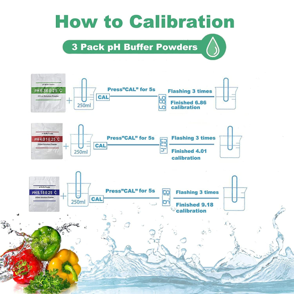 PH-mätare för vatten, digital pH-testpenna, vattenkvalitetstestare 0,01 hög noggrannhet med ATC-funktion