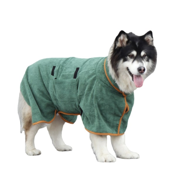Hund Morgonrock Handduk Mjuk Superabsorberande Badrock Torkande Fukt Pyjamas För Hund Ny Betterlifefg