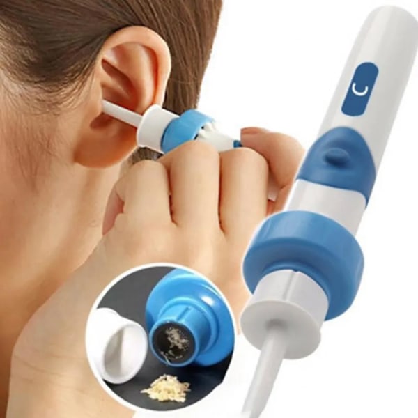 Elektrisk öronrengöring Smärtfri rengöring Spiral öronrengöringsenhet Sladdlös bärbar
